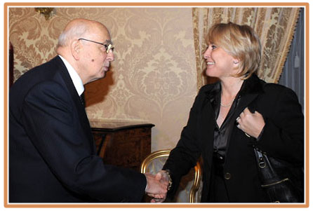Simonetta e il presidente della repubblica
